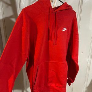 Nike Hoodie, Big/Tall Large, Red